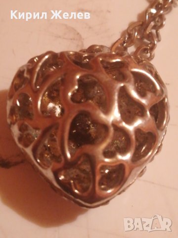 Гердан сърце - 5520, снимка 3 - Колиета, медальони, синджири - 24766472