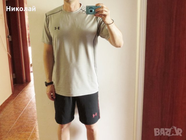 Under Armour Carbon Heather  Raid T-Shirt, снимка 9 - Тениски - 25902160