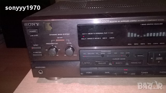 sony ta-d509 stereo amplifier-made in japan-внос швеицария, снимка 8 - Ресийвъри, усилватели, смесителни пултове - 21948469