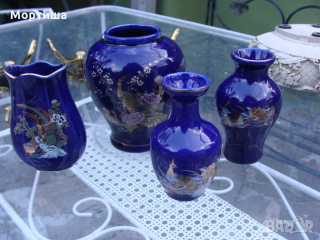НАМАЛЕНИ Великолепни японски порцеланови вази , снимка 2 - Декорация за дома - 25973184