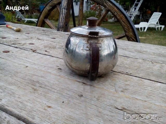 Чайник, снимка 2 - Антикварни и старинни предмети - 19515652