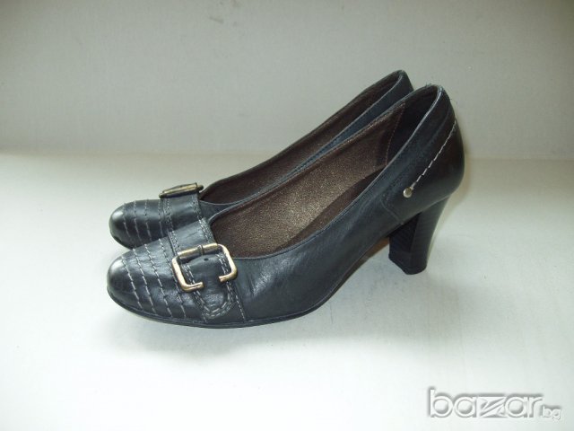 №37 DESS черни кожа, снимка 1 - Дамски ежедневни обувки - 12258936