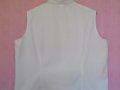 Два различни броя / Памучна риза без ръкави бяла и екрю / голям размер , снимка 9