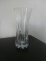 Стъклена ваза - прозрачно стъкло, снимка 1 - Вази - 25782276