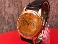 Златен мъжки ръчен часовник от розово злато хронограф CHRONOGRAPHE SUISSE, снимка 2