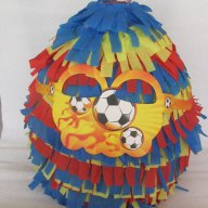 Футболна пинята, Голяма пинята 115см+ подарък маска и конфети 10лв ,готови за изпращане 	Голяма пи, снимка 9 - Рисуване и оцветяване - 16363085