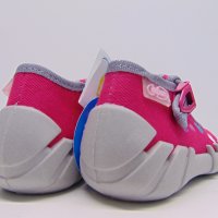 Пантофи за момиче Дишащи пантофи Бефадо с анатомично ходило , снимка 4 - Бебешки обувки - 24373286