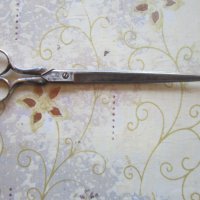 Уникални немски ножици ножица 19 век, снимка 7 - Фризьорски принадлежности - 25829039