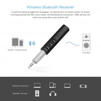 Bluetooth AUX Audio 3.5 мм приемник хендсфри, снимка 2 - Аксесоари и консумативи - 22179935