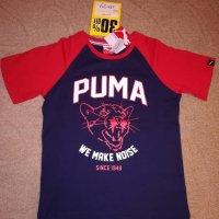 Нова оригинална тениска Puma внос от Великобритания, снимка 2 - Детски тениски и потници - 20263810