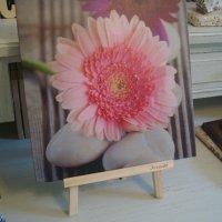 " Розово цвете " - пано от Германия, снимка 2 - Изкуствени цветя - 21346759