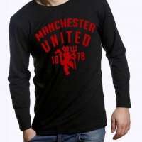 Мъжки блузи Манчестър Юнайтед / Manchester United Retro! Поръчай модел с твоя снимка!, снимка 2 - Блузи - 22839474