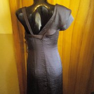 Официална маслено сива рокля М, снимка 3 - Рокли - 15229830