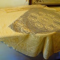 Нова плетена покривка,една кука., снимка 2 - Покривки за маси - 26180032