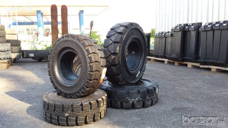 Гуми за мотокари, газокари, електрокари., снимка 1