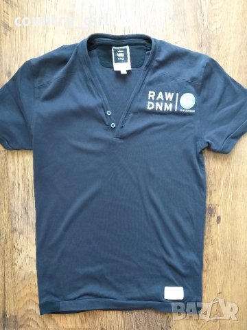 G-Star RAW Station V Neck Grand - страхотна мъжка тениска, снимка 2 - Тениски - 24578060