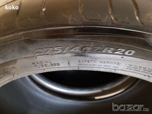 Гуми Nexen 275/40/20, снимка 8 - Гуми и джанти - 21069380