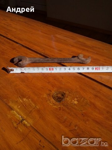 Старинен гаечен ключ, снимка 5 - Антикварни и старинни предмети - 19758728