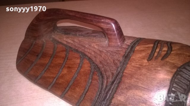 дървена маска-50х16см-внос швеицария, снимка 6 - Колекции - 25915659