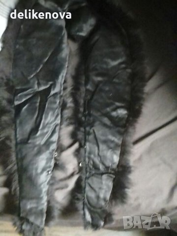 Огромна Шал Яка. Черна Лисица. 125 см., снимка 5 - Шалове - 24074406