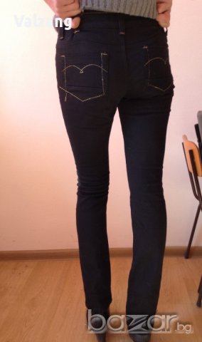 черни  еластични дамски дънки, снимка 5 - Дънки - 9217252