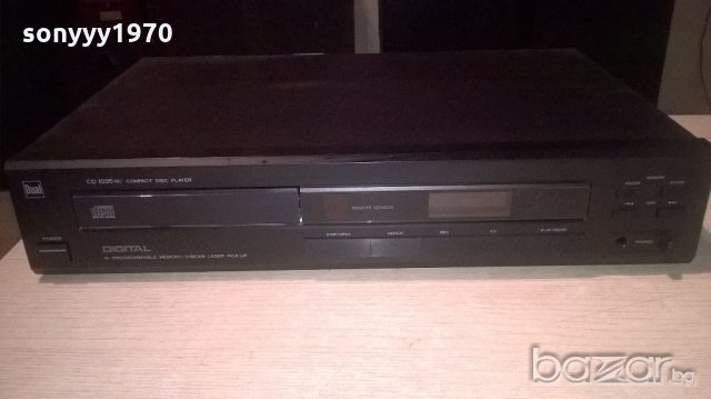 dual cd1035rc-cd player-внос швеицария, снимка 6 - Плейъри, домашно кино, прожектори - 19133345