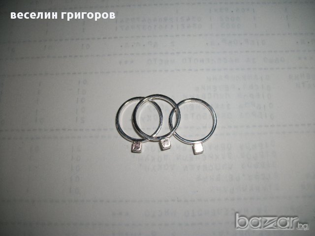 сребърни пръстени, снимка 3 - Пръстени - 11628671