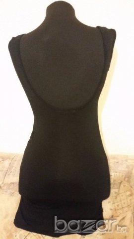 Дамски топ потник рокля с гол гръб на Signature - размер М, снимка 2 - Туники - 19684563