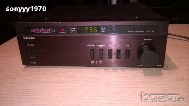 Wega t210-stereo tuner-w.germany-внос швеицария, снимка 9 - Ресийвъри, усилватели, смесителни пултове - 14286023