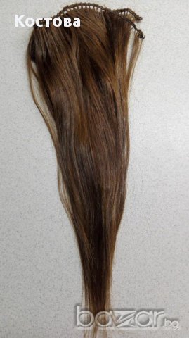 Естествена сурова  натурално руса човешка коса , Не боядисвана, снимка 4 - Аксесоари за коса - 8740048