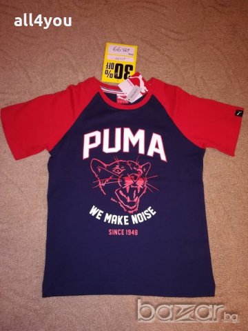 Нова оригинална тениска Puma внос от Великобритания, снимка 2 - Детски тениски и потници - 20263810