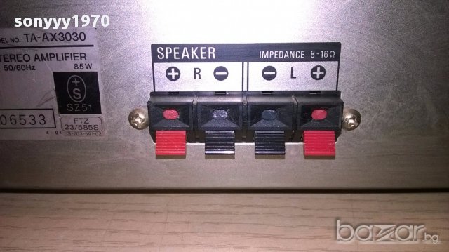 sony ta-ax3030 amplifier-made in japan-внос швеицария, снимка 12 - Ресийвъри, усилватели, смесителни пултове - 18007306