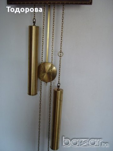 Стенен красив немски часовник, снимка 2 - Антикварни и старинни предмети - 16556182