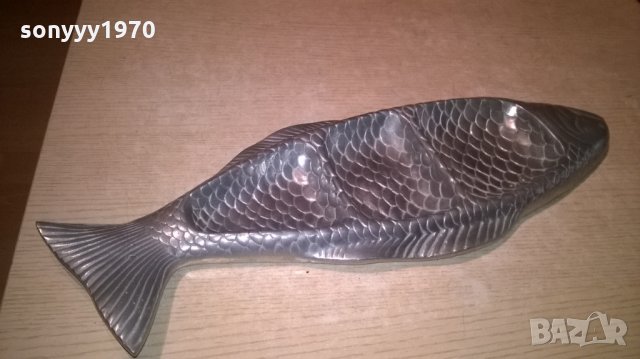голяма риба-ретро колекция-масивна-50х17см-внос швеция, снимка 7 - Колекции - 25384425