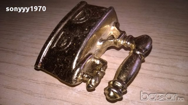 Мини ретро колекция-ютия-бронз/месинг-5х4х2см-внос швеицария, снимка 17 - Антикварни и старинни предмети - 17527686