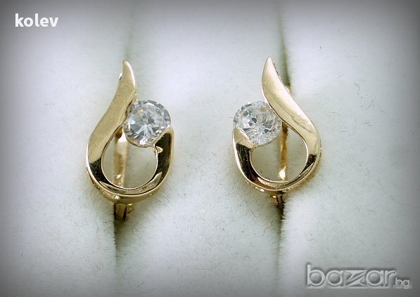 златен пръстен с циркон -КАПЧИЦА- 1.51 гр/ размер №52, снимка 7 - Пръстени - 17044511