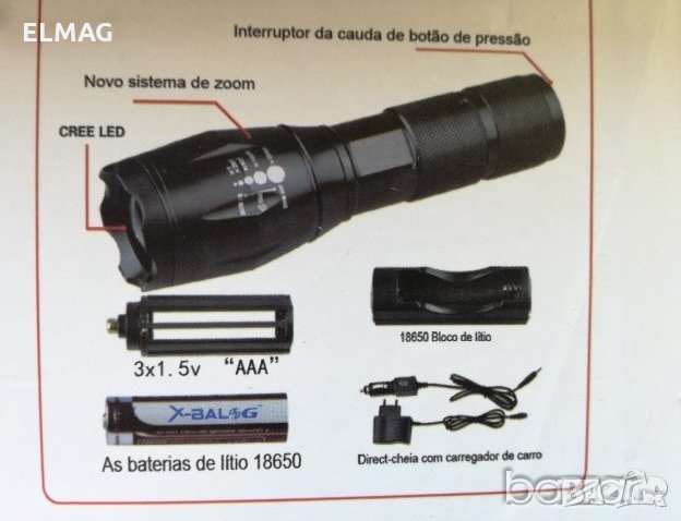 ЛОВЕН LED ПРОЖЕКТОР  BL-1831 T6, снимка 10 - Оборудване и аксесоари за оръжия - 24473457