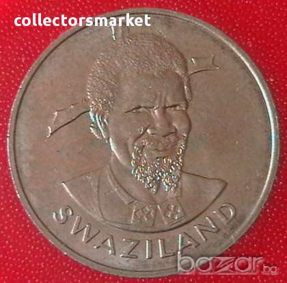 1 лилангени 1976 FAO, Свазиленд, снимка 2 - Нумизматика и бонистика - 12017520