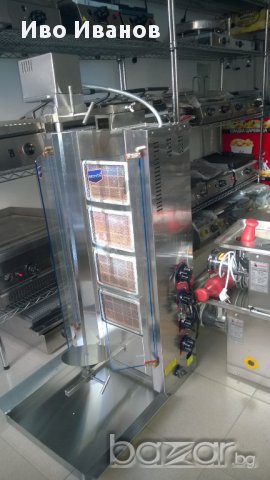 Газов дюнер с четири хоризонтални горелки и стъклени вратички, снимка 8 - Друго търговско оборудване - 12708715