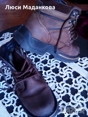 зимни обувки, номер 39, стават и за туризъм, кафяви, снимка 2 - Дамски боти - 22659029