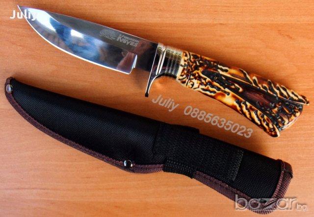 Ловен нож с фиксирано острие /дължина 25,5 см/ , снимка 9 - Ножове - 10290429