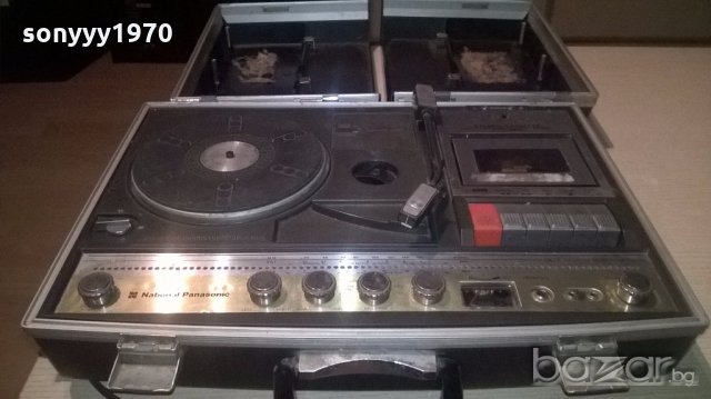 national panasonic-ретро колекция-куфар 3в1, снимка 7 - Ресийвъри, усилватели, смесителни пултове - 19375564