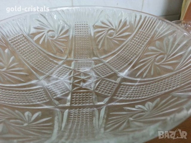 стари стъклени купички и купа , снимка 6 - Сервизи - 22287197