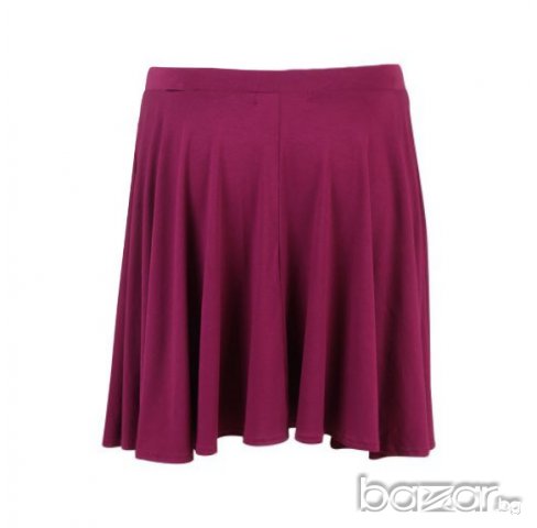 модерна пола в цвят Бери, снимка 2 - Поли - 6443741