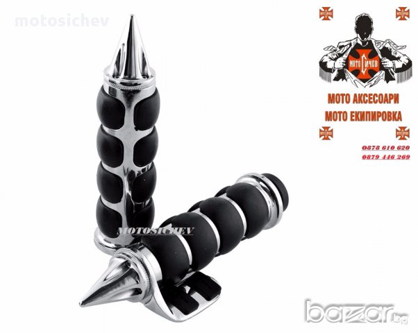 МОТОЦИКЛЕТНИ ХРОМИРАНИ РЪКОХВАТКИ ЗА КОРМИЛО  25мм., снимка 2 - Аксесоари и консумативи - 12073949