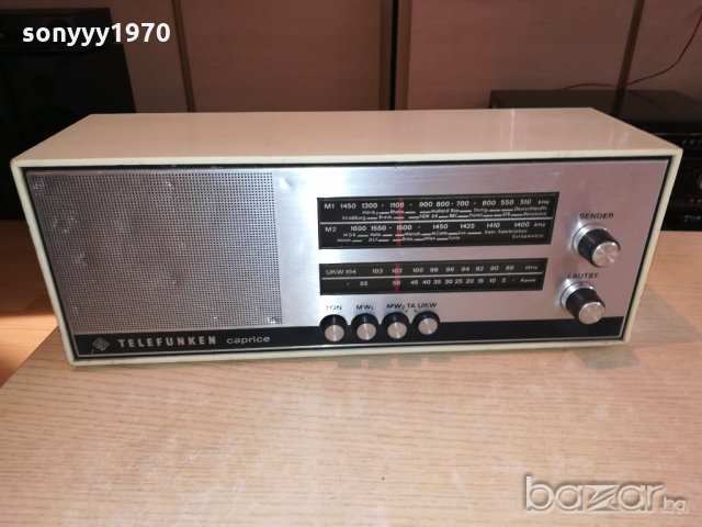 telefunken caprice 101 retro receiver-germany-внос швеицария, снимка 5 - Ресийвъри, усилватели, смесителни пултове - 20288078