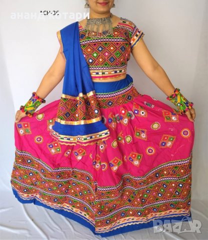 рокля в традиционен стил от Гуджарат -Индия, снимка 2 - Рокли - 25041803