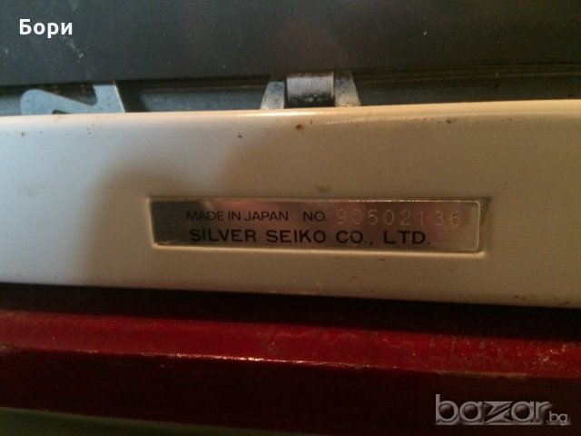 ''SILVER-REED 200'' SEIKO JAPAN 1977г., снимка 5 - Други - 20226815