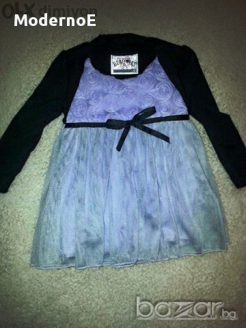 Нова ефирна рокля за малка мацка ТУТУ рокля, снимка 1 - Бебешки рокли - 9915576
