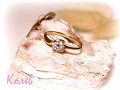 златен пръстен годежен стил 1.44 грама /размер №54.5, снимка 1 - Пръстени - 13150833